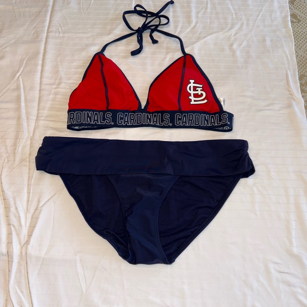 Nike Red and Blue Bikini Set Swimwear